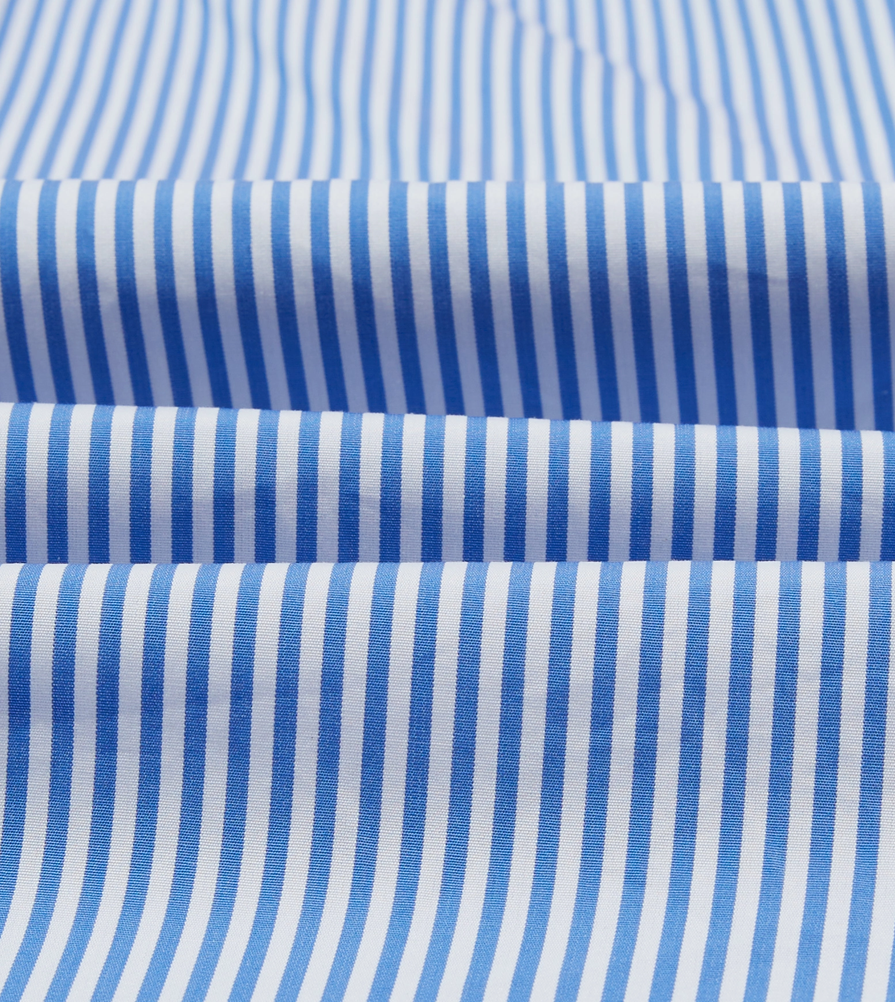 Blue Bengal Stripe Cotton Poplin Button-Down Shirt Trendy designs