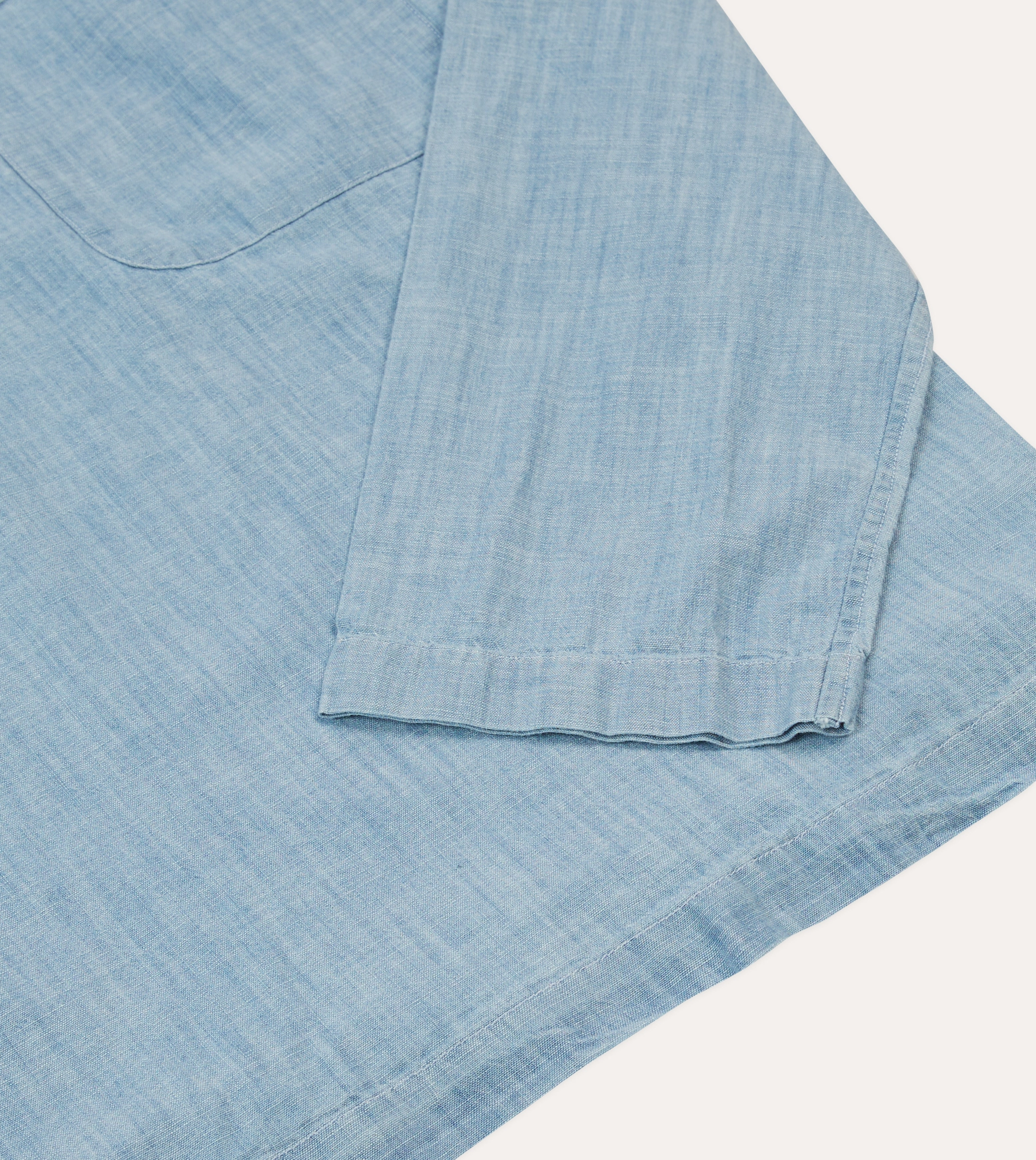 Trendy Outfit Blue Chambray Smock