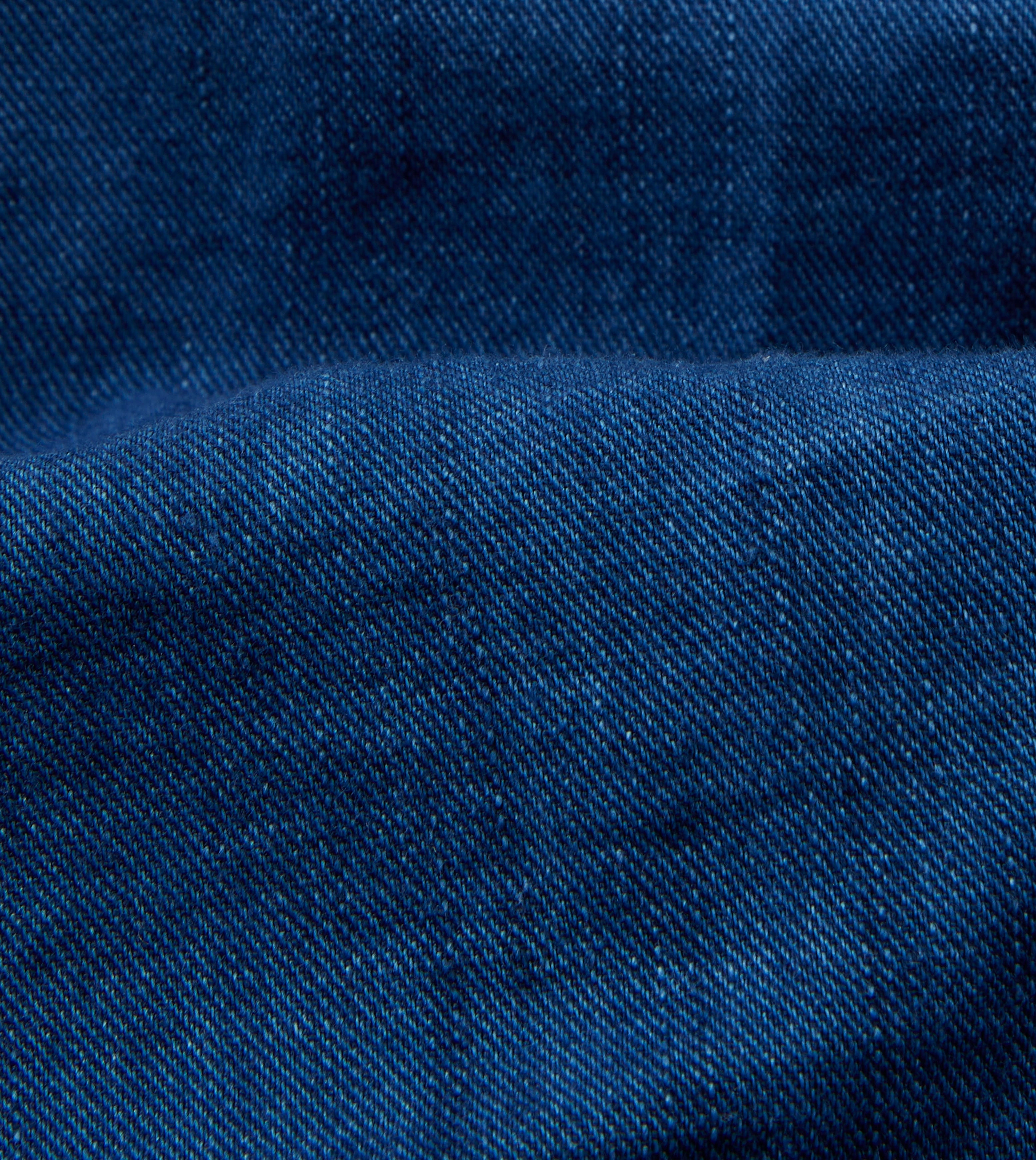 Gym Wear Urban Fashion Blue Cotton Linen Two-Pocket Work Shirt