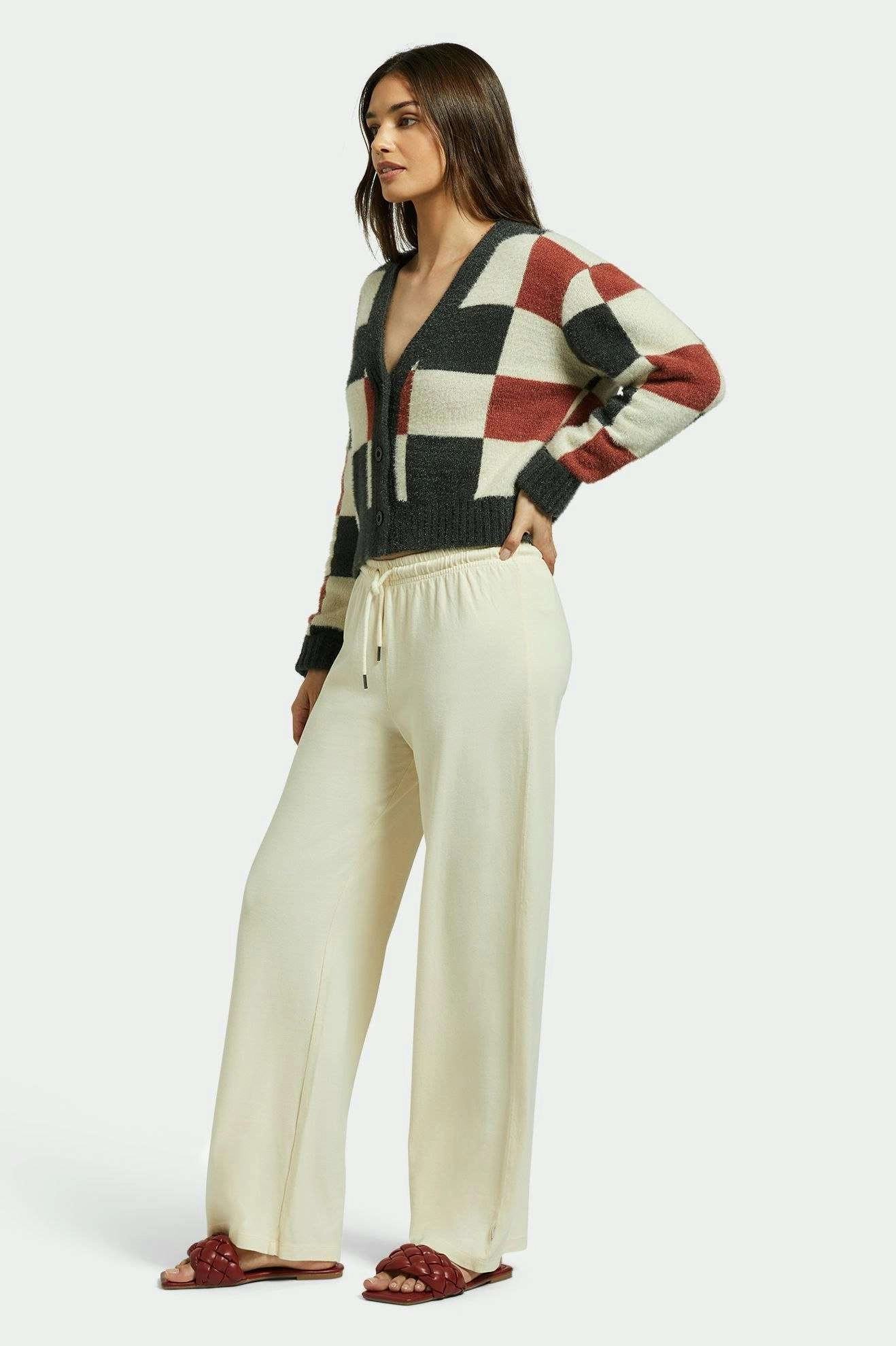 Carefree Organic Garment Dye Lounge Pant - White Smoke Performance Wear