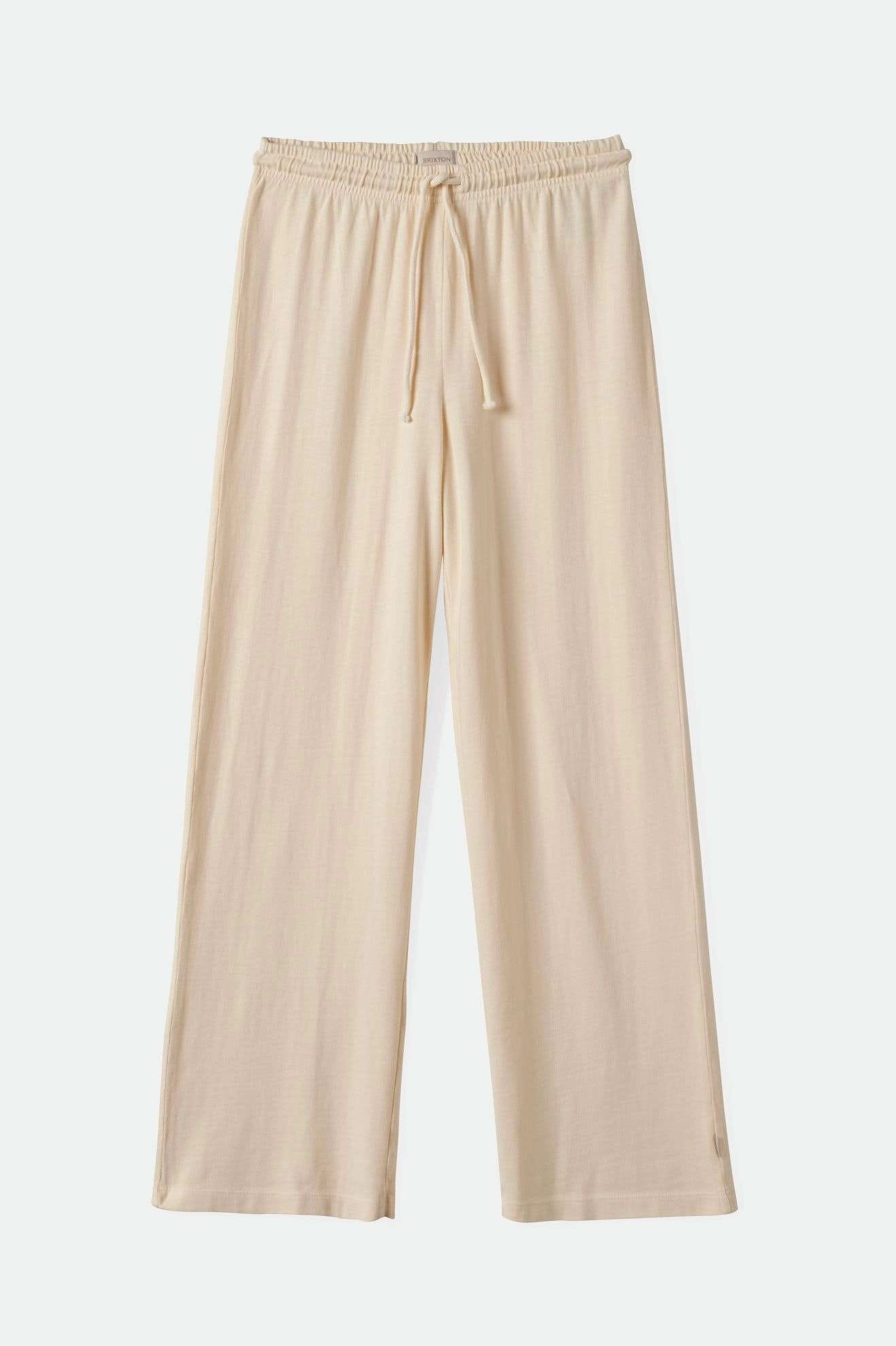 Relaxed Wearable Cozy And Stylish Carefree Organic Garment Dye Lounge Pant - White Smoke