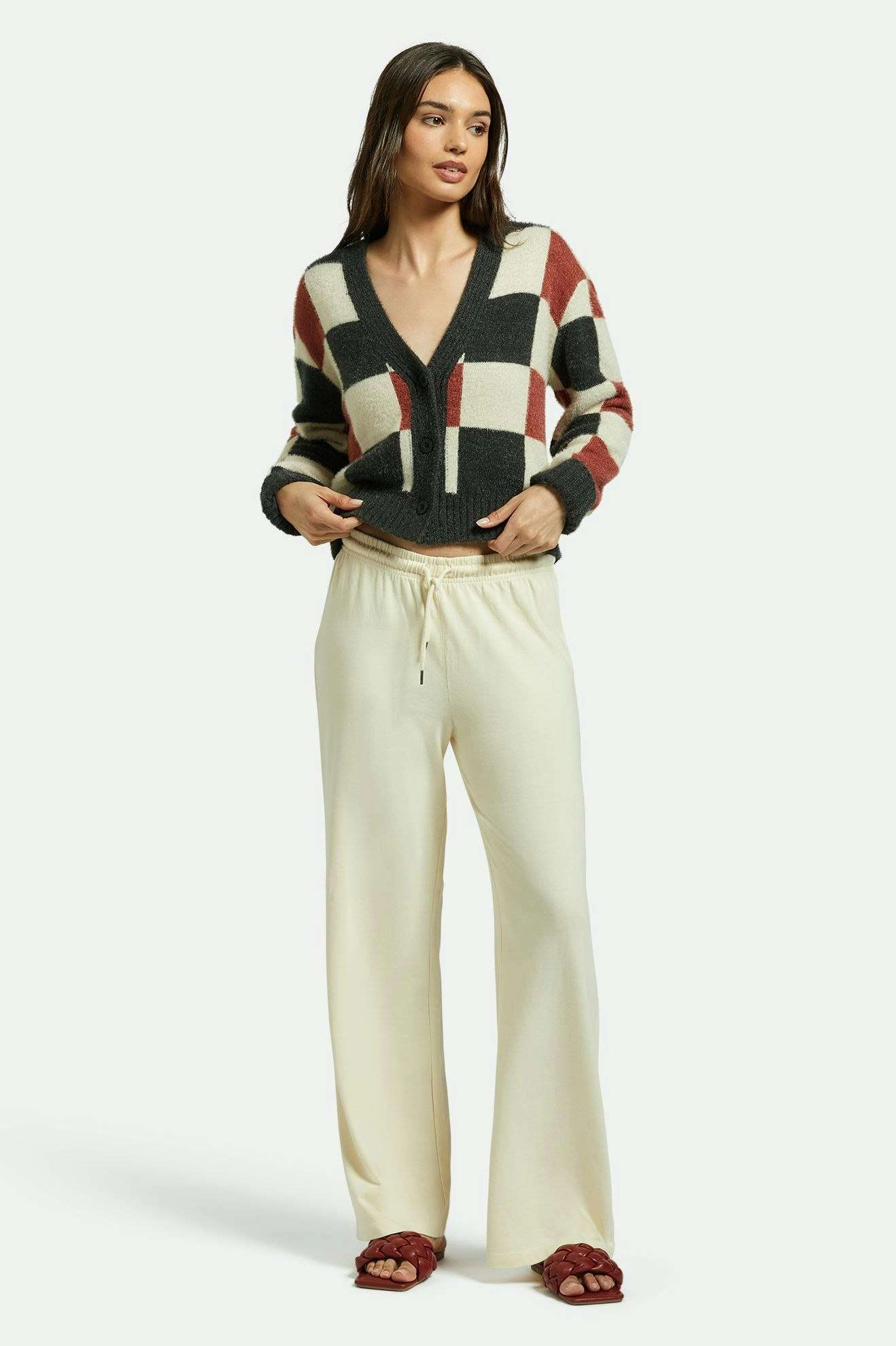 Carefree Organic Garment Dye Lounge Pant - White Smoke ThermalInsulation