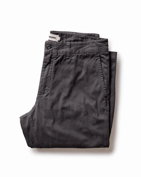 The Democratic Foundation Pant in Organic Faded Black Hiking Gear StretchWaistband