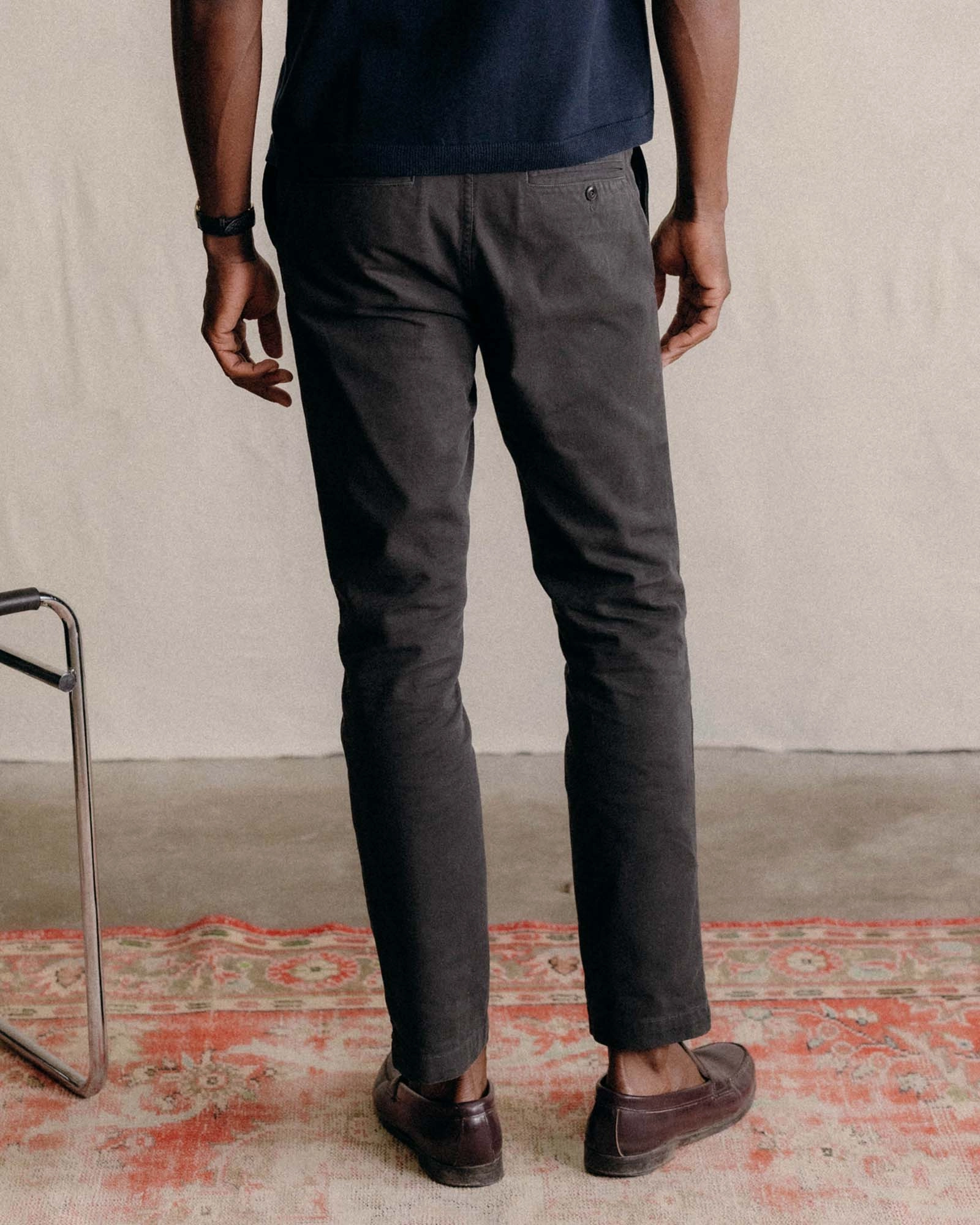 The Democratic Foundation Pant in Organic Faded Black No Tag Abrasion Resistant Fabric