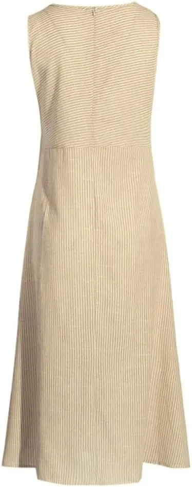 Boho Dress for Women Linen Dress 2025 Summer Sun Sleeveless Going Out Maxi Long Dresses with Pockects