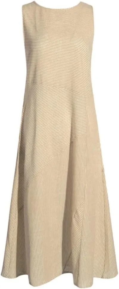 Boho Dress for Women Linen Dress 2025 Summer Sun Sleeveless Going Out Maxi Long Dresses with Pockects