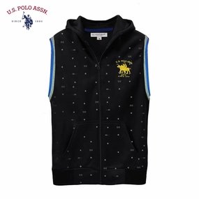 USPA ASSN ARMLESS HOODIE Scoop neck Cozy Essentials