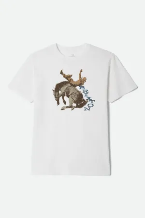 Rowdy S/S Tailored T-Shirt - White Popular