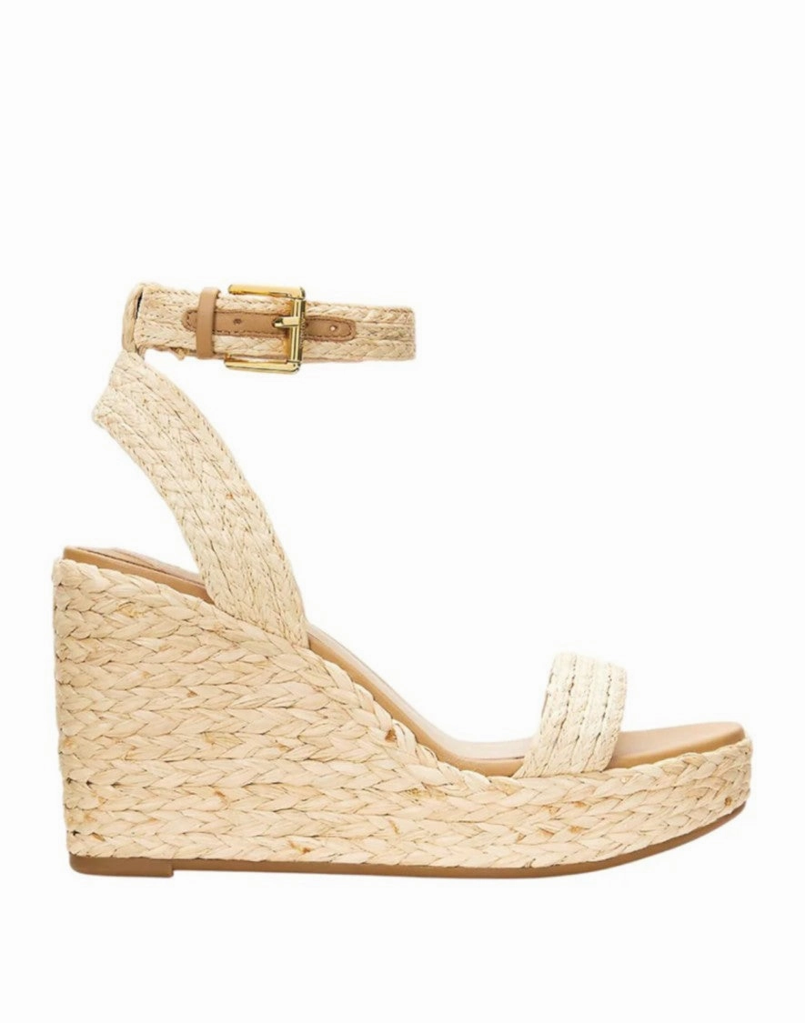 Woven Texture Wedge Sandals Urban Fit