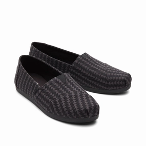 Alpargata Black Triangle Woven Easy Walk