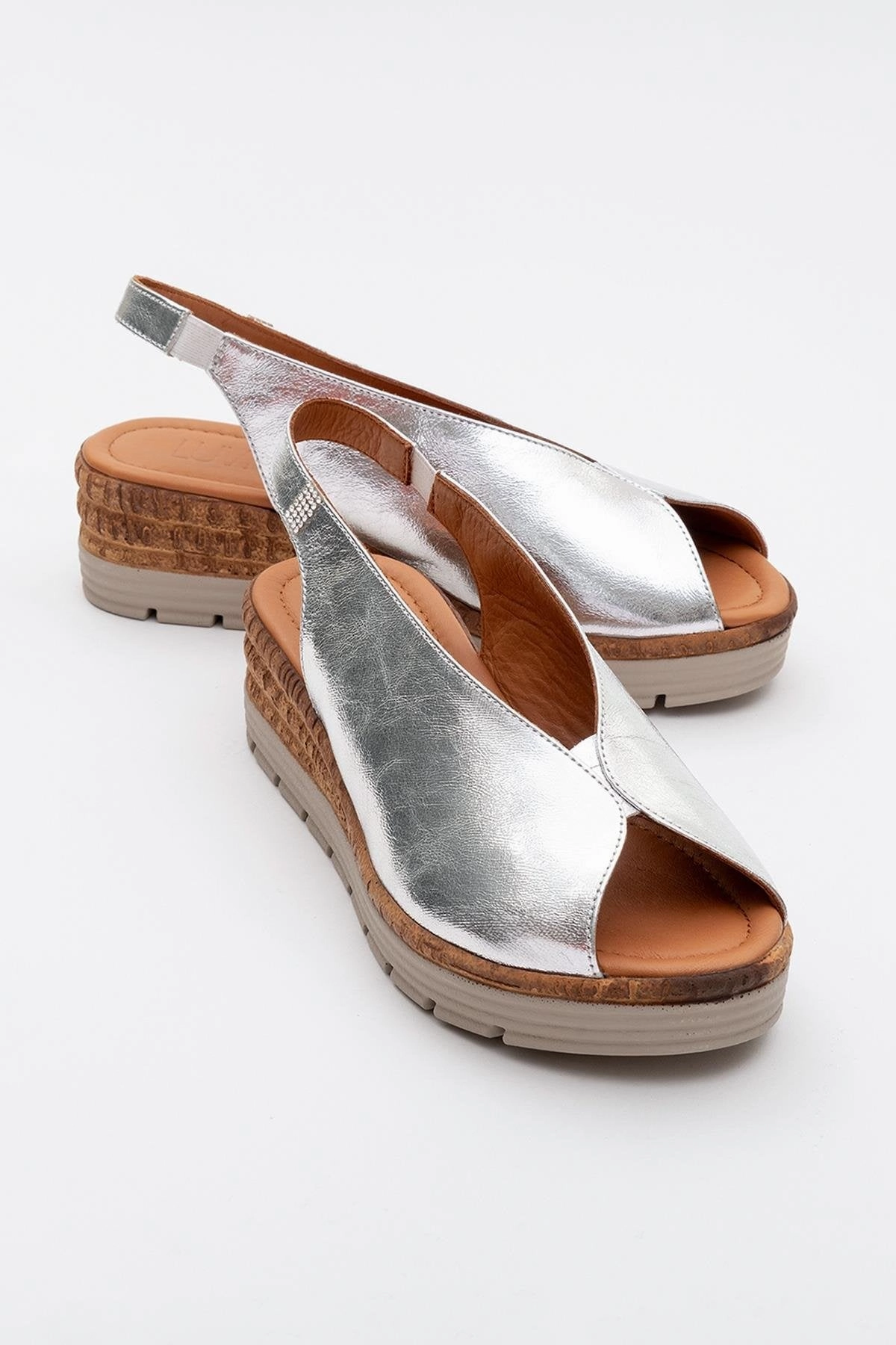 Travel Guard Height Form Blom Leather Platform Sandal