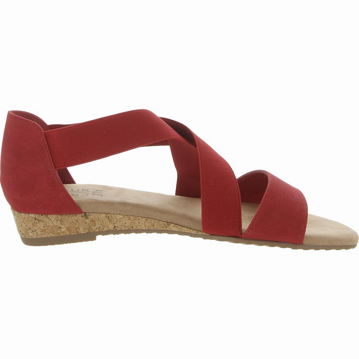 REFLEX Womens Faux Suede Open Toe Wedge Sandals Match Fast