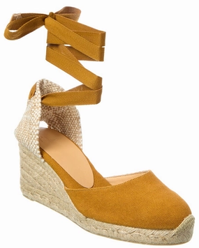 Casta?er Carina Canvas Wedge Sandal Core Mood Day Comfort