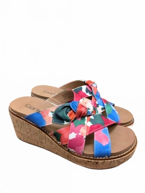 Relaxed Height Height Boost Bowdacious Wedge Floral In Multi Floral