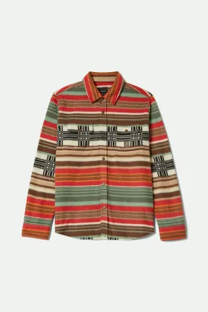 Performance Fabric Bowery Arctic Stretch Fleece - Multi Blanket Stripe