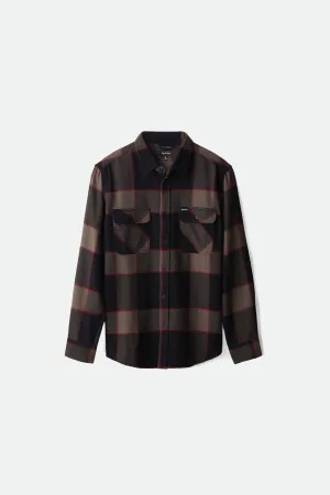 hypoallergenic material Bowery L/S Flannel - Heather Grey/Charcoal