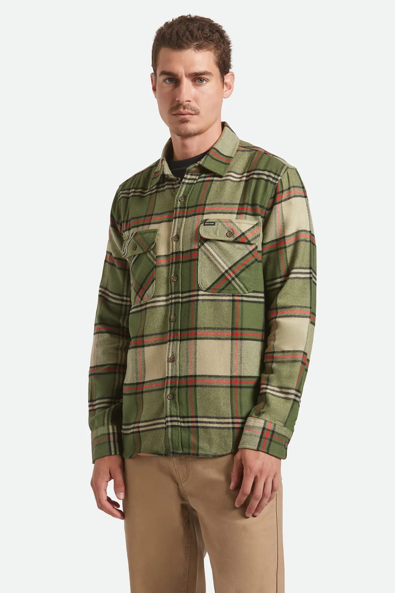 Bowery L/S Flannel - Wild Green/Elm/Adrenaline Rush Must-Have Item