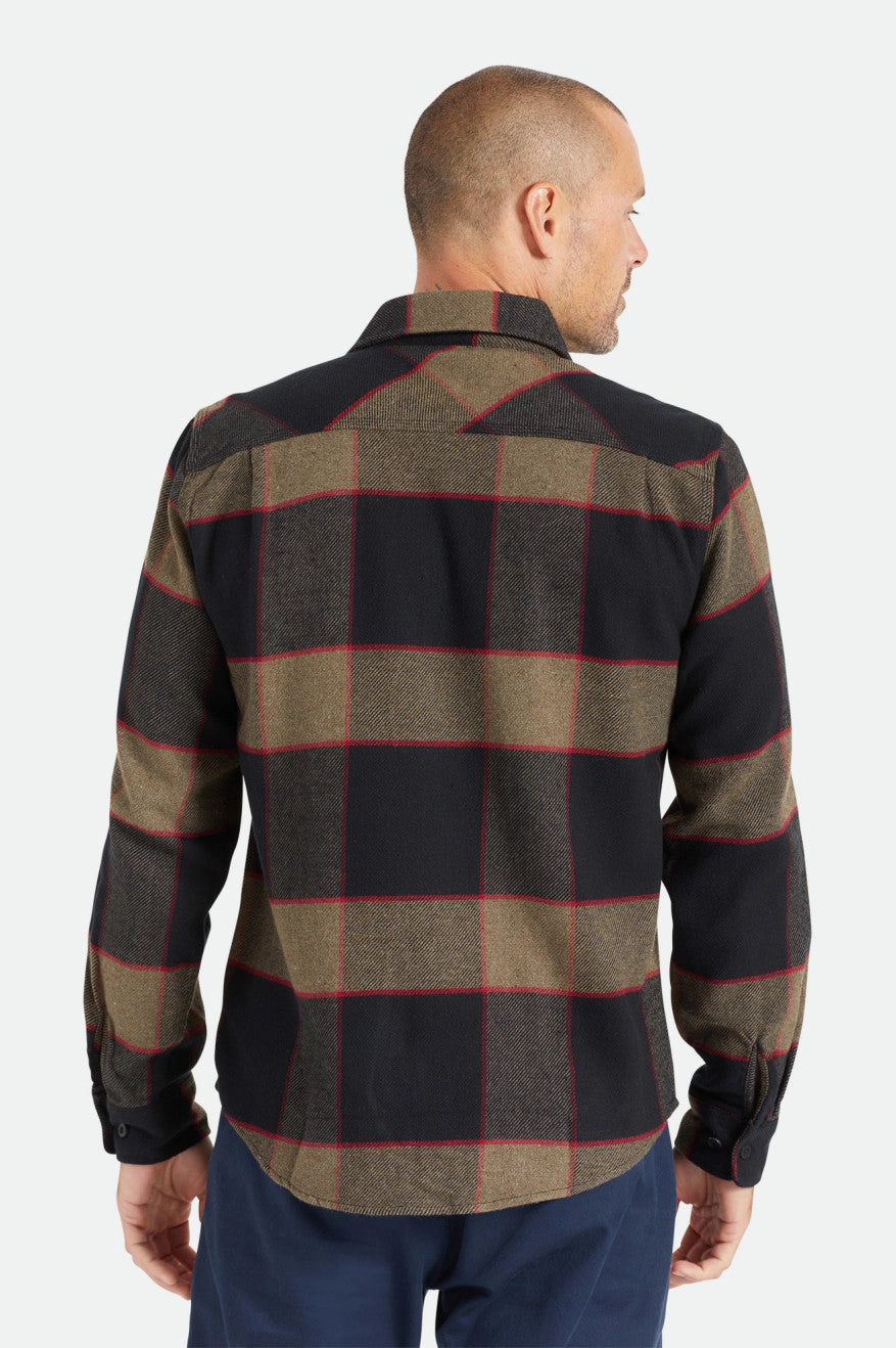Relaxed Vibe Bowery L/S Flannel - Heather Grey/Charcoal