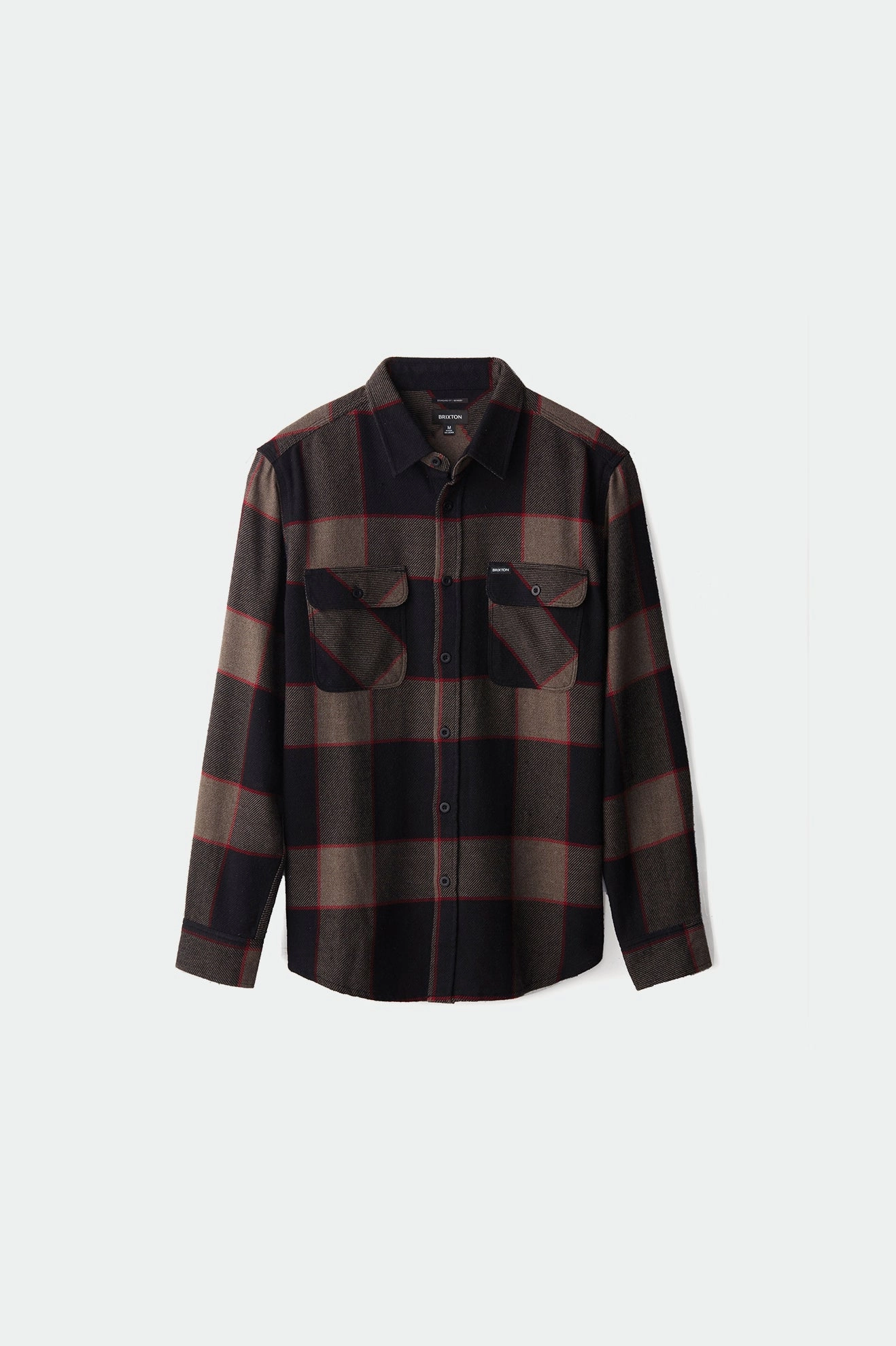 hypoallergenic material Bowery L/S Flannel - Heather Grey/Charcoal