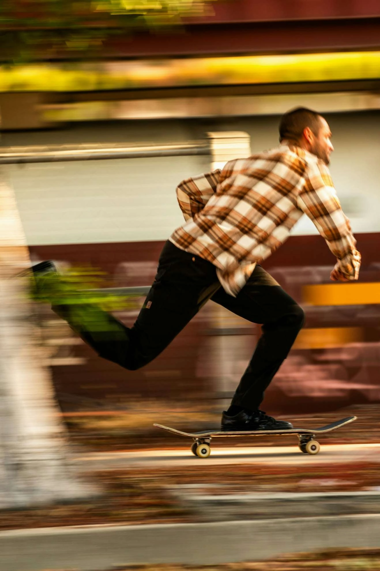 Eco Friendly Dye Bowery L/S Flannel - Whitecap/Pinecone Brown/Burro Brown