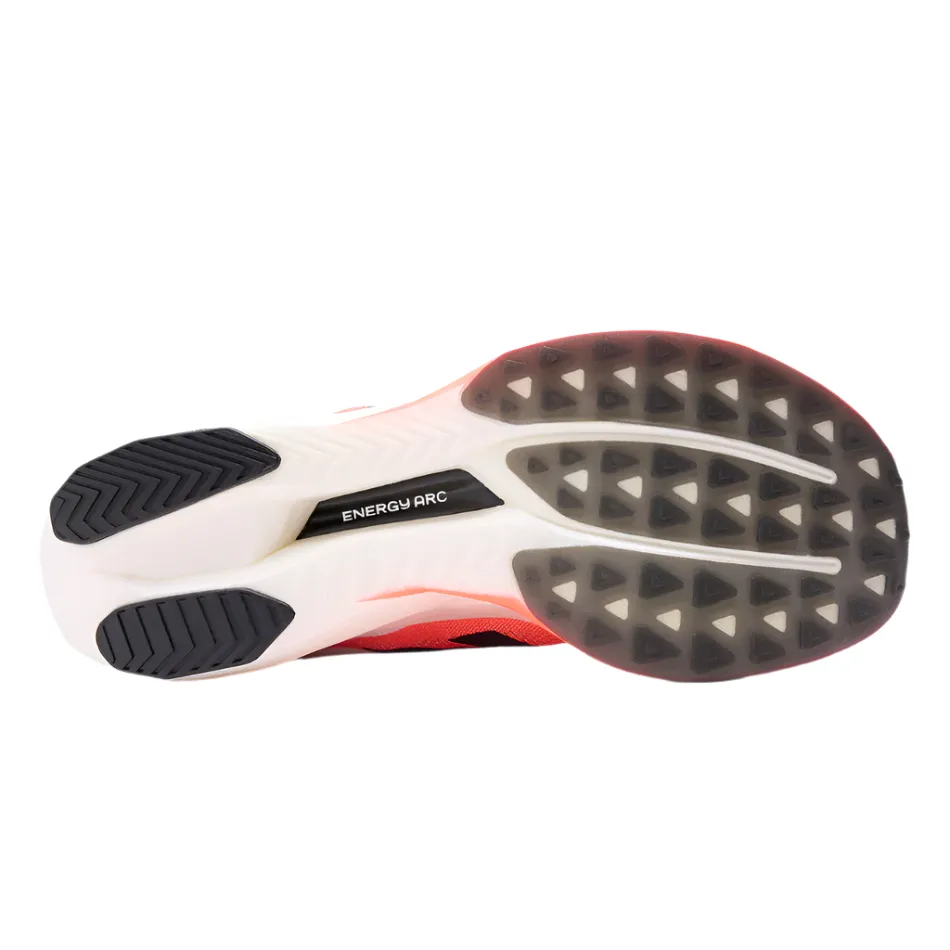 New Balance Men's FuelCell SuperComp Elite v5 Running Shoes in Urgent Red AW25 Split Outsole Design running socks liner