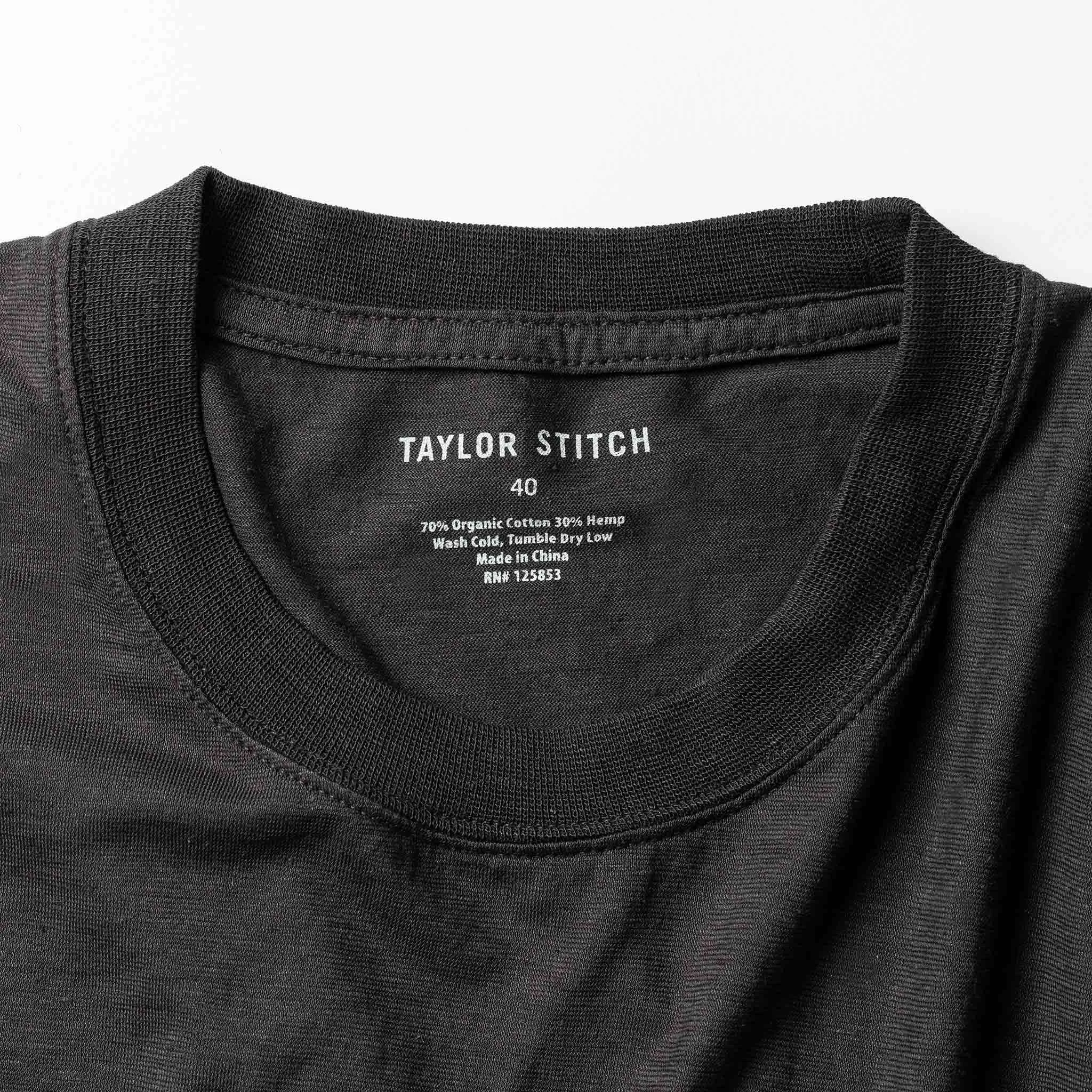 The Cotton Hemp Tee in Charcoal Perfect for Any Outfit