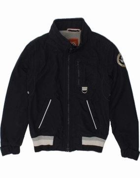 Organizer suitable for e commerce NAPAPIJRI Boys Graphic Bomber Jacket 5-6 Years Navy Blue Polyamide