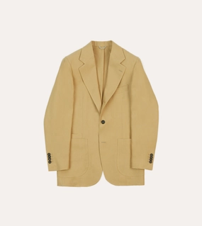 Breathable fabric technology Workwear Essential Sand Irish Linen Tailored Jacket