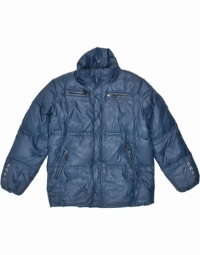 Eco Friendly Insulation Dry clean only BREMA Boys Padded Jacket 9-10 Years Blue Nylon