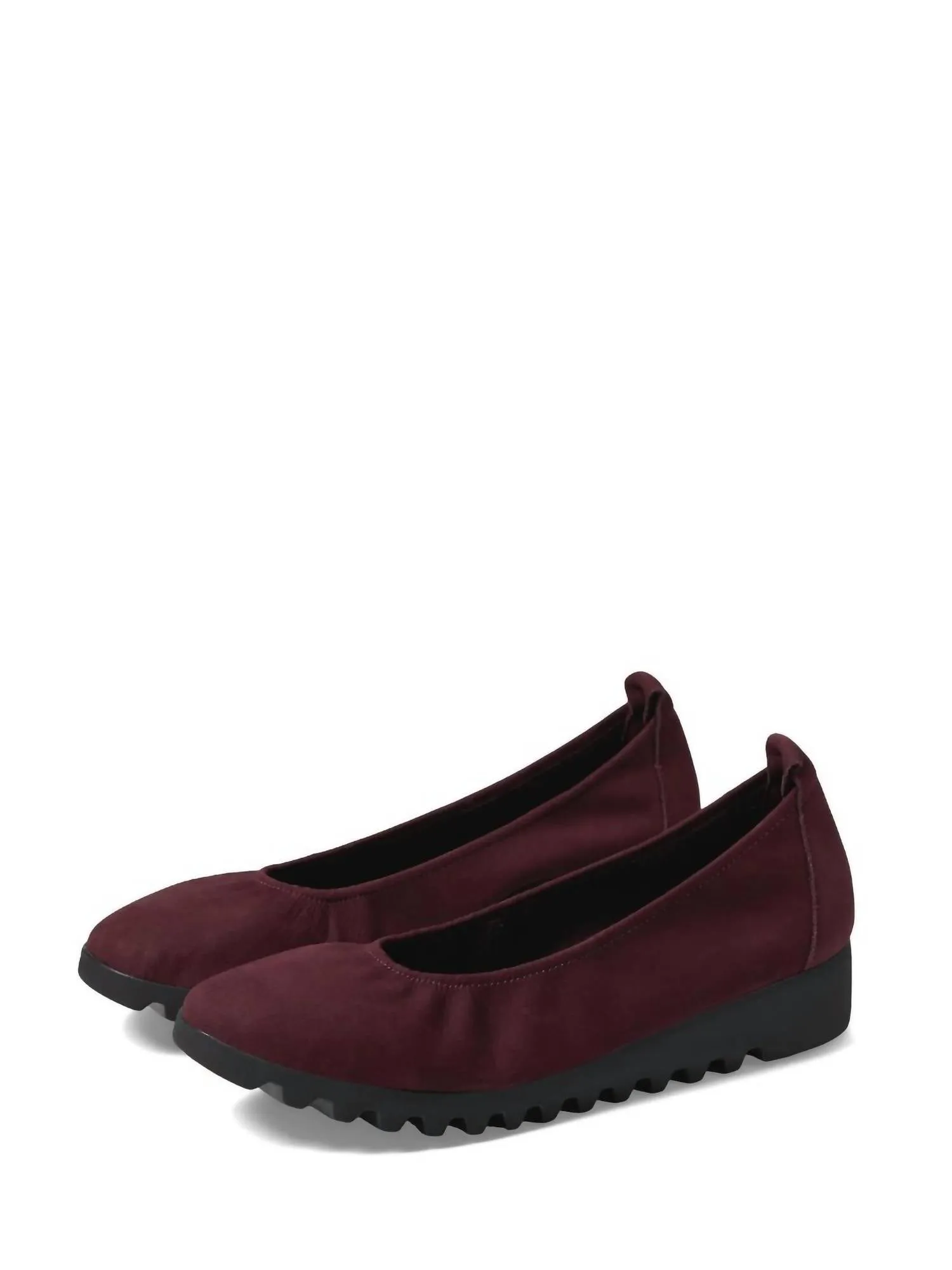 Shopping Day Brianna Ballet Loafer In Burgundy