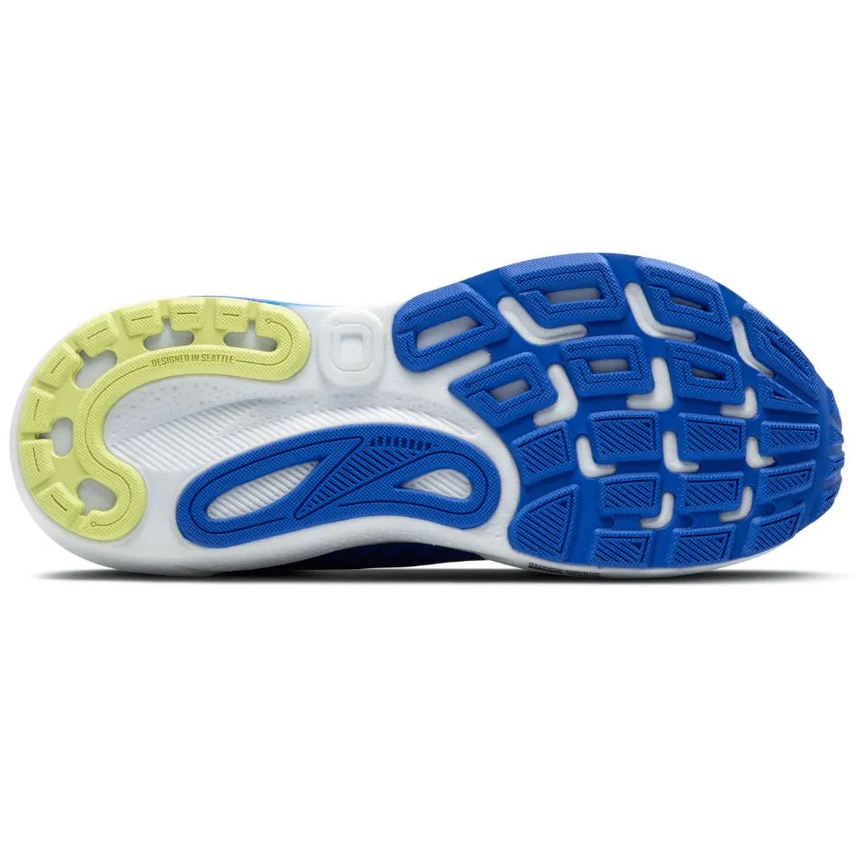 hydration packs rigid midsole shoes Brooks Men's Adrenaline GTS 24 Running Shoes 2E Width (Wide fit) in Cobalt/Neo Yellow/Peacoat SS25
