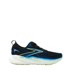 Brooks Men's Glycerin 22 Running Shoes in Black/Cobalt/Neo Yellow SS25 Dual Density Outsole