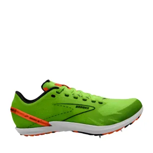 walkers' demand Fine Craftsmanship Brooks Unisex Draft XC Running Shoes Green Gecko/Red Orange/White AW24