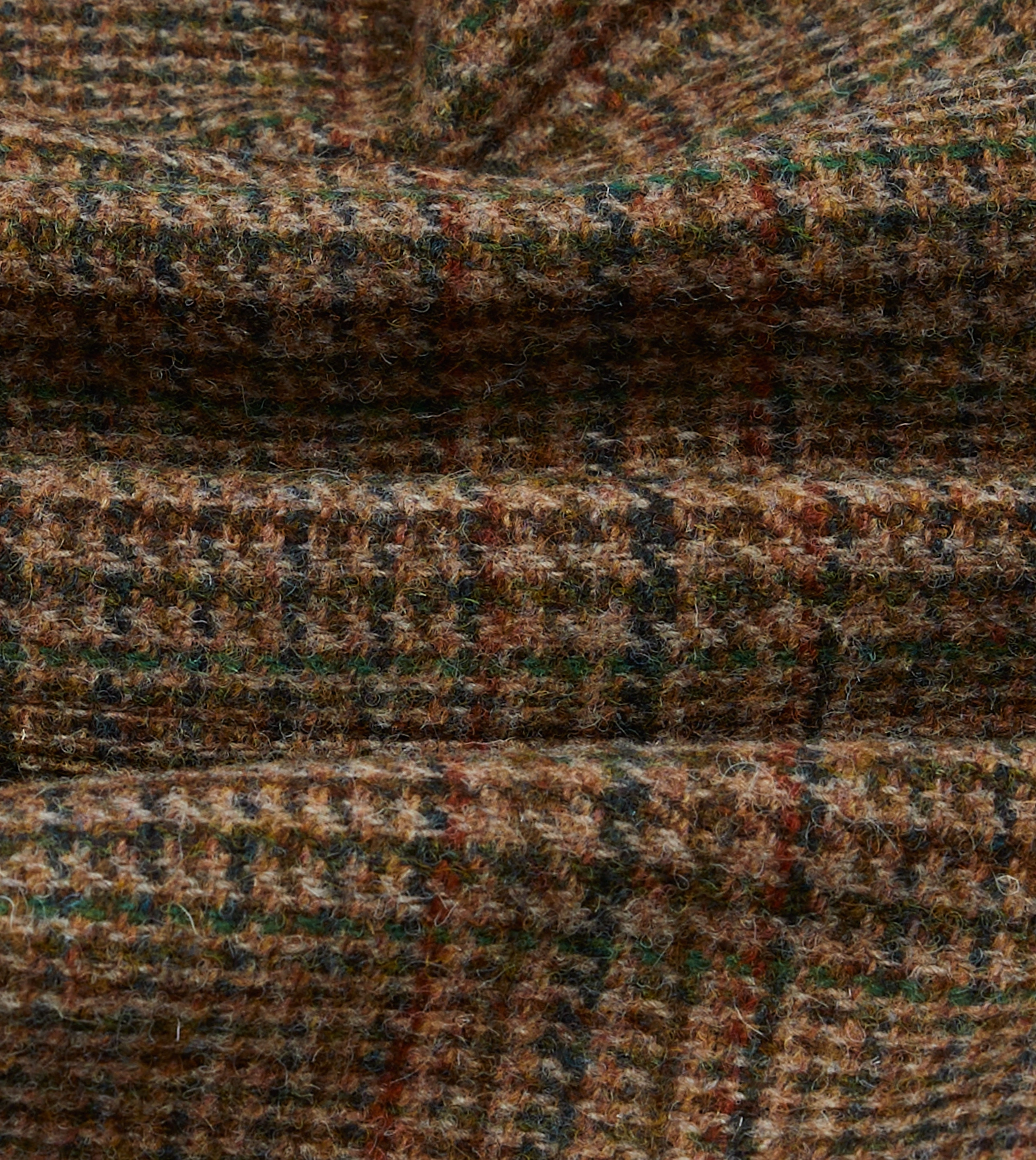 Brown Prince of Wales Check Harris Tweed Games Blazer Mk. VII Sharp Lines Chilly Day Layer