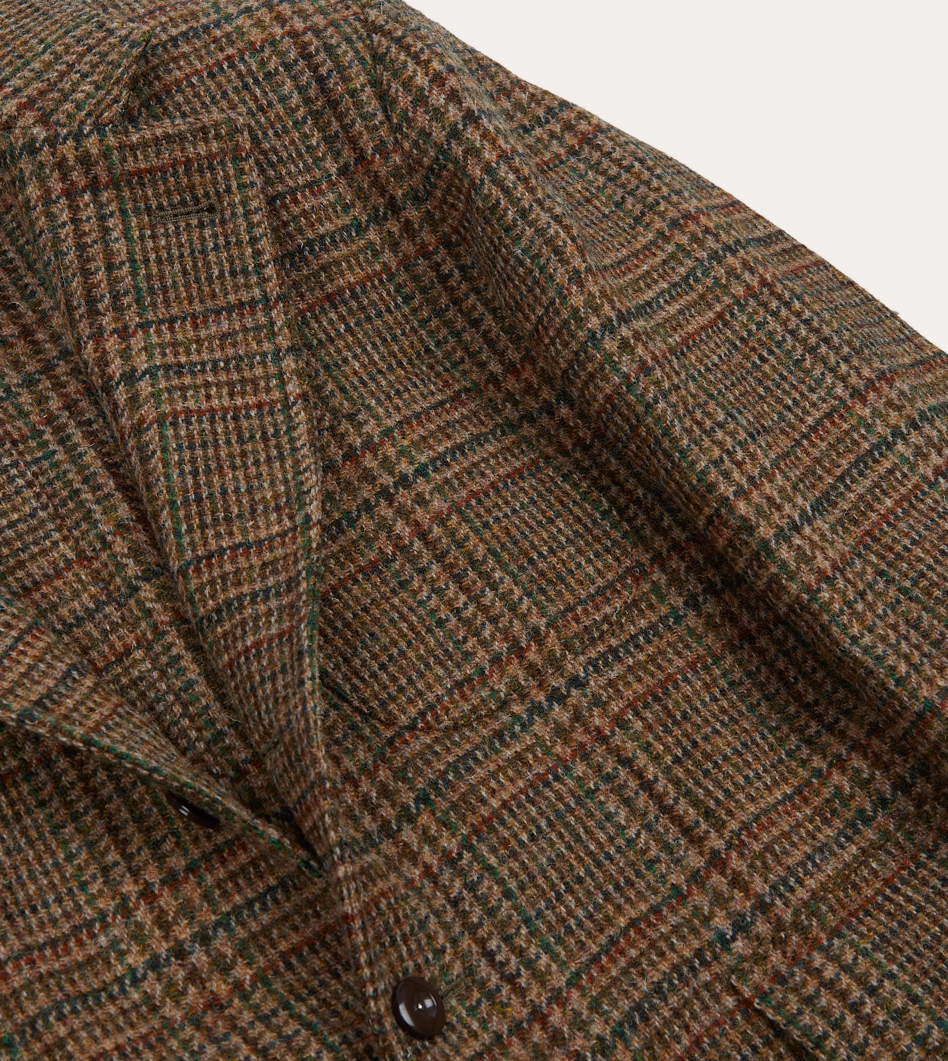 Stylish Office Look Brown Prince of Wales Check Harris Tweed Games Blazer Mk. VII