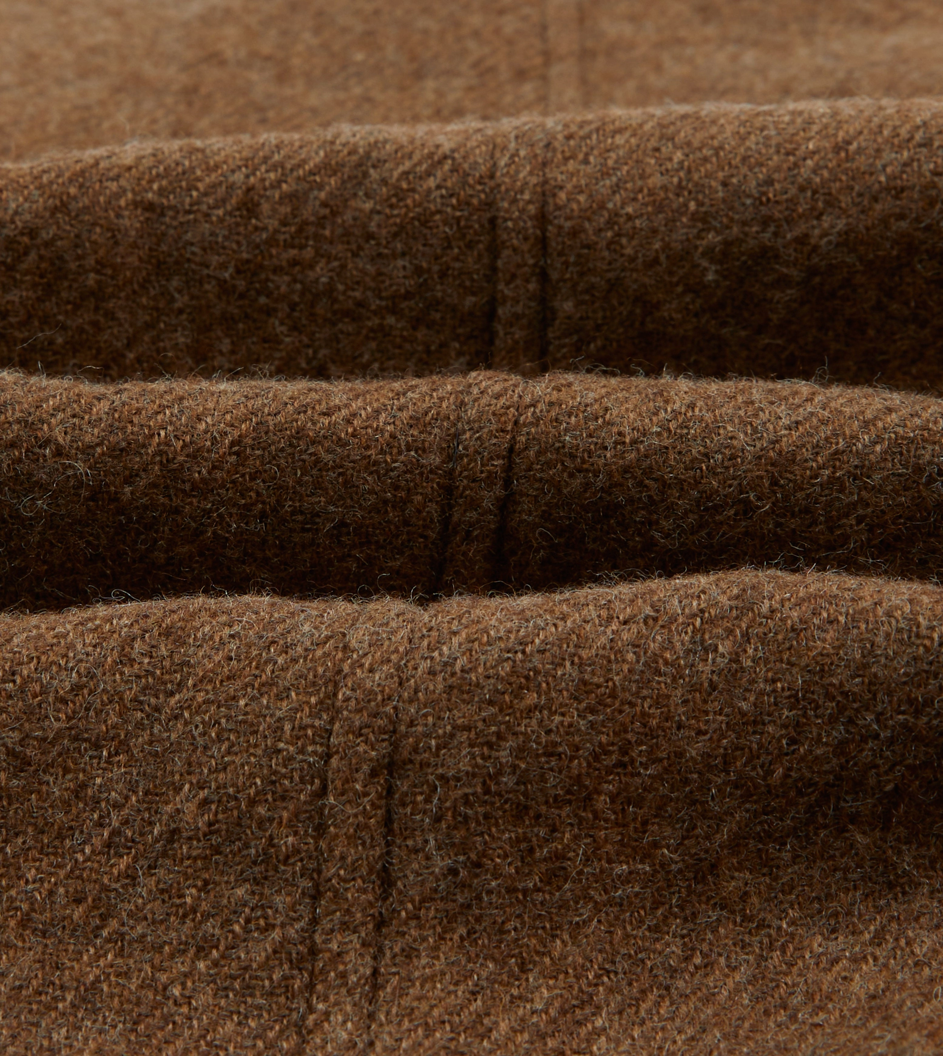 Modular Layering System Brown Wool Car Coat