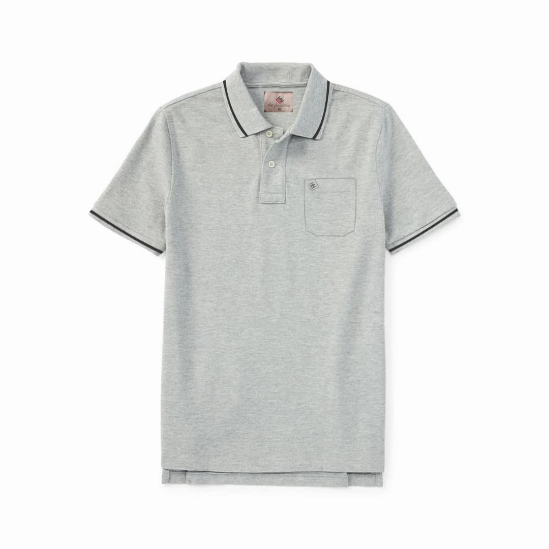 Positive Grey Men Polo Comfy and Soft