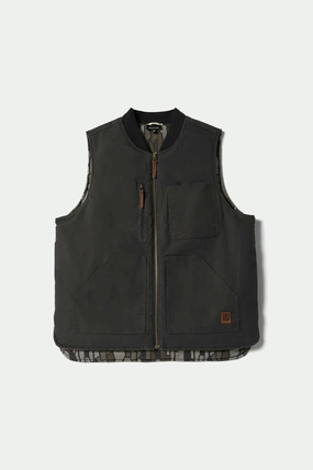 Builders Abraham Reversible Vest - Bark Camo Noise Reducing Fabric Protective Padding