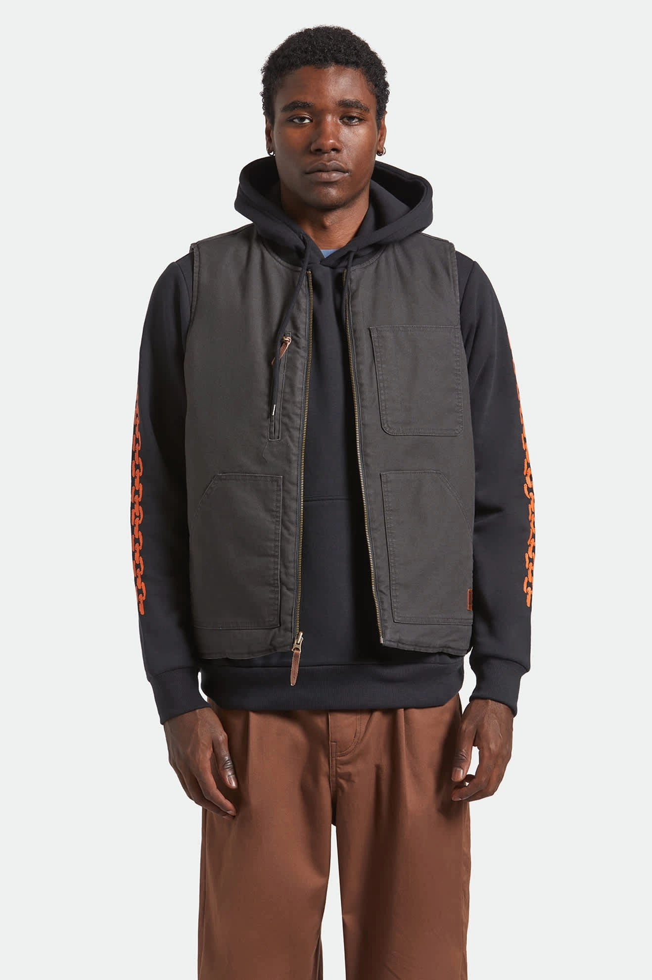 Builders Abraham Reversible Vest - Bark Camo Free Motion Design