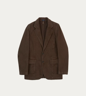 Classy Design Comfort and Luxury Cocoa Heavy Cotton Twill Games Blazer Mk. I