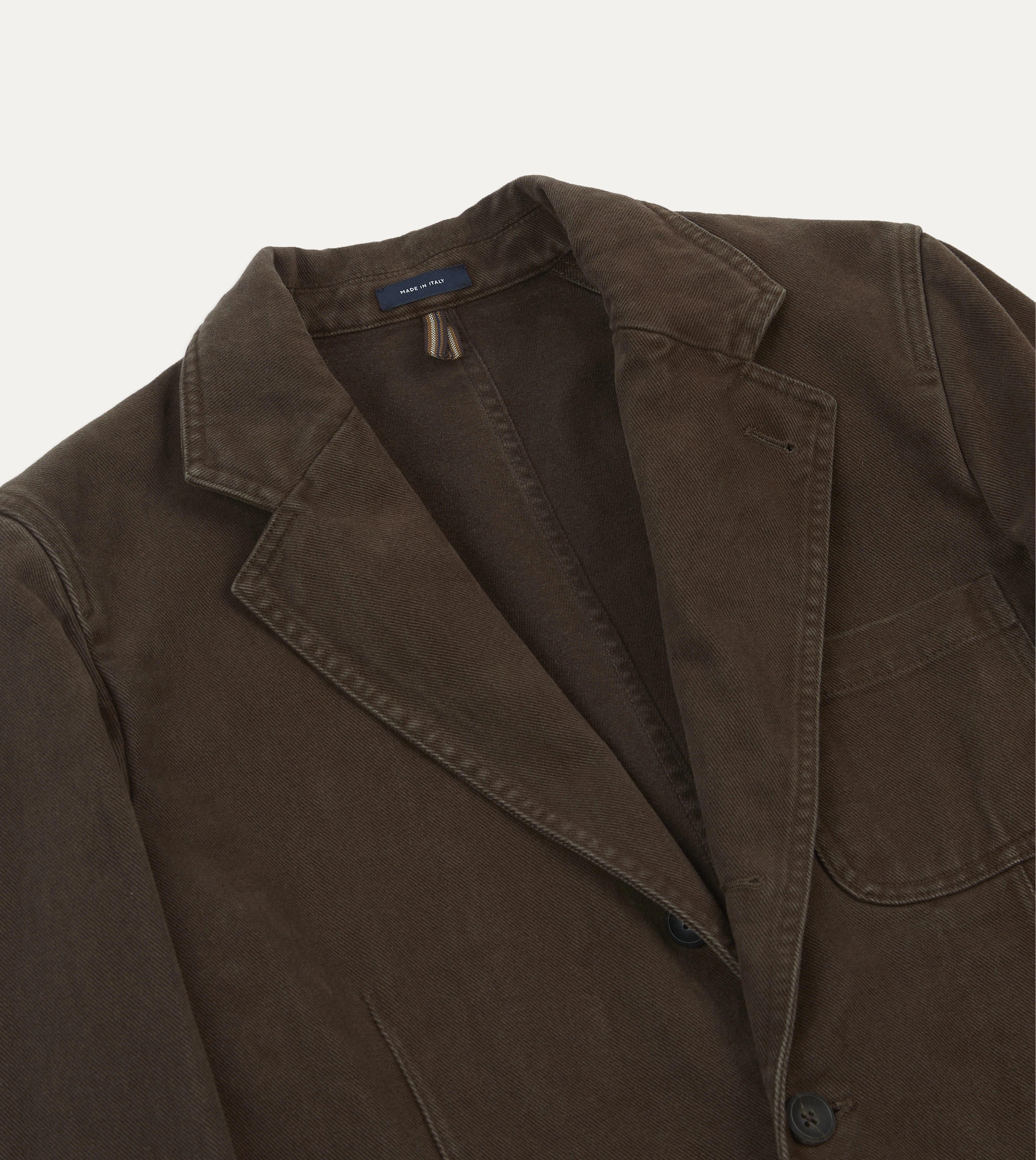Cocoa Heavy Cotton Twill Games Blazer Mk. I Classic Tailoring Trendy Layers