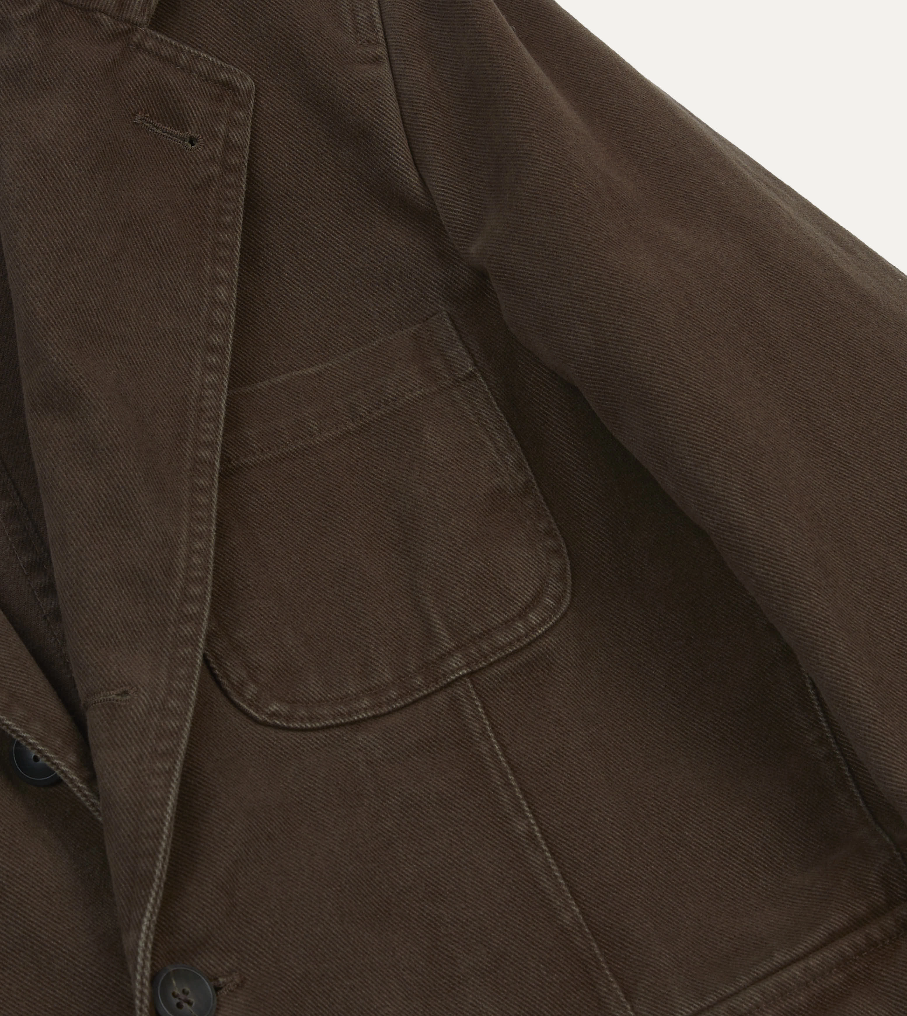 Seamless Pocket Integration Soft Fabric Cocoa Heavy Cotton Twill Games Blazer Mk. I
