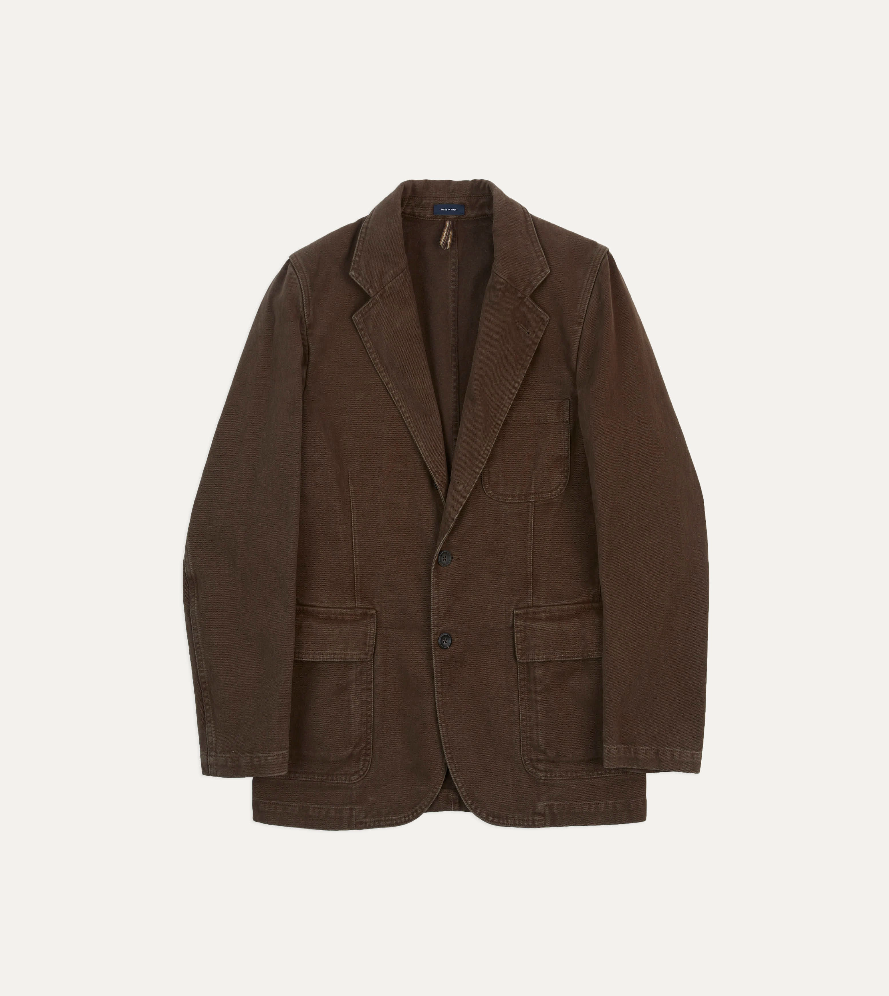 Classy Design Comfort and Luxury Cocoa Heavy Cotton Twill Games Blazer Mk. I