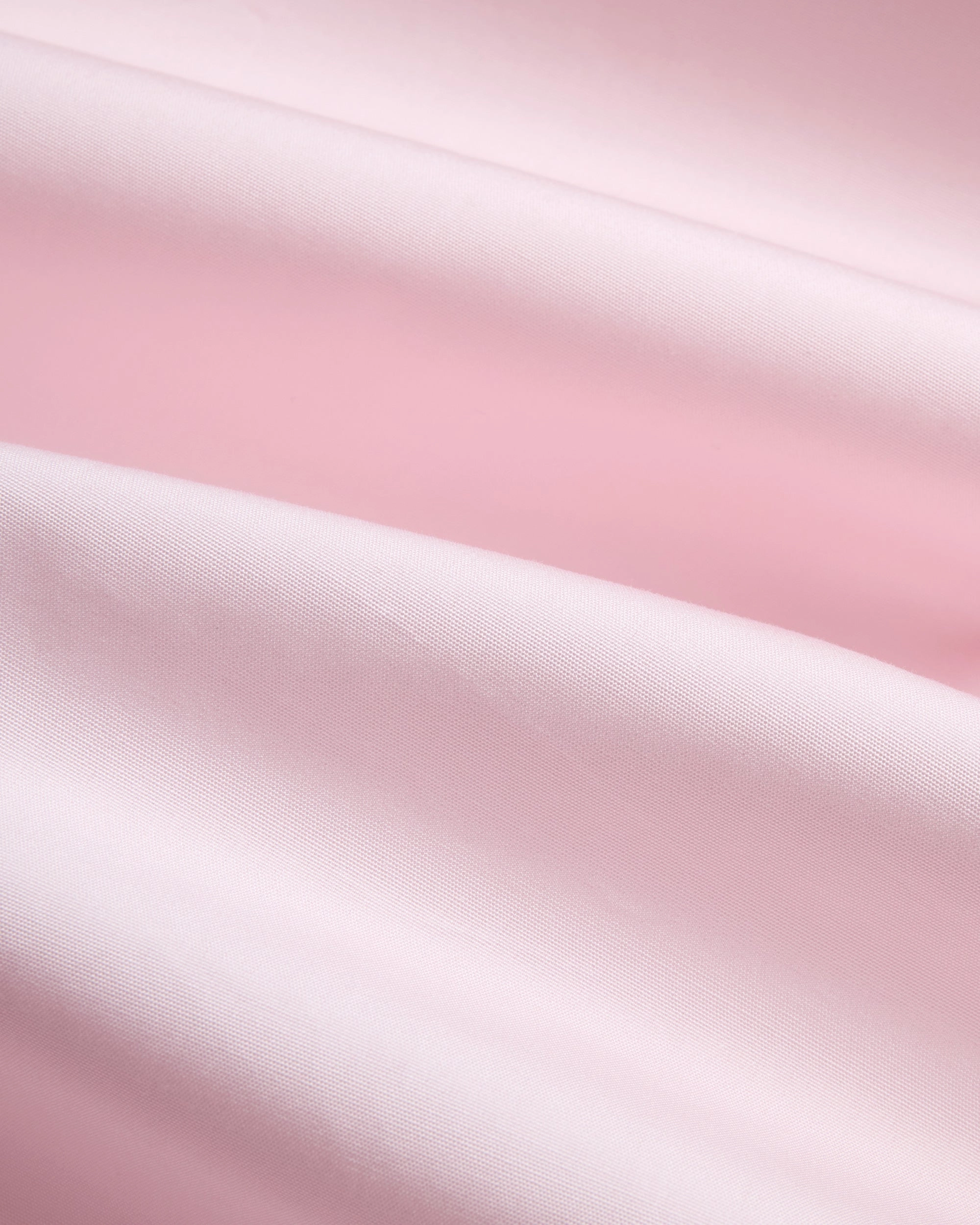 Made-in-USA Thomas Mason Solid Pink Spread Collar Dress Shirt - Regular Fit Party Ready Refined Aesthetic