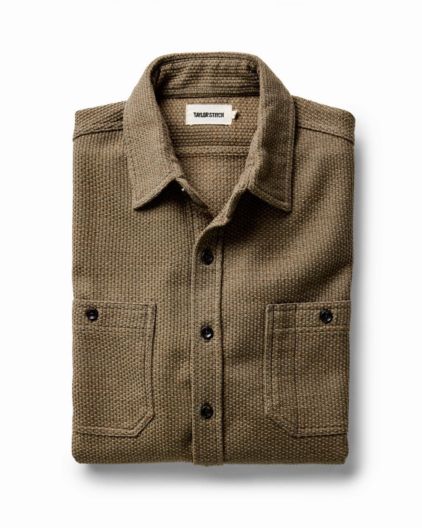 The Utility Shirt in Cypress Sashiko All-day Comfort Non Iron Material