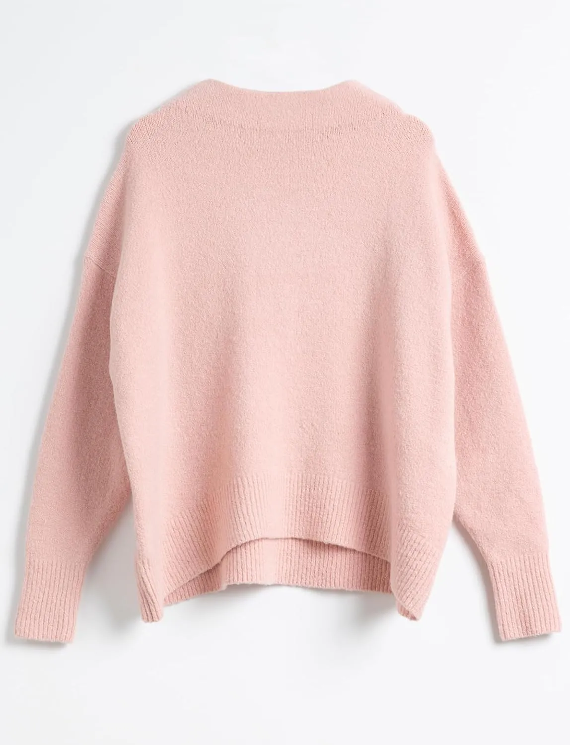 Cable Stitch Women's Mock Neck Cozy Sweater - Oversized Soft Long Sleeve Drop Shoulder High Low Hem Slouchy Pullover Top