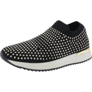 Street Scene Train Ride Cameron Jewel Jogger Womens Embellished Knit Slip-On Sneakers