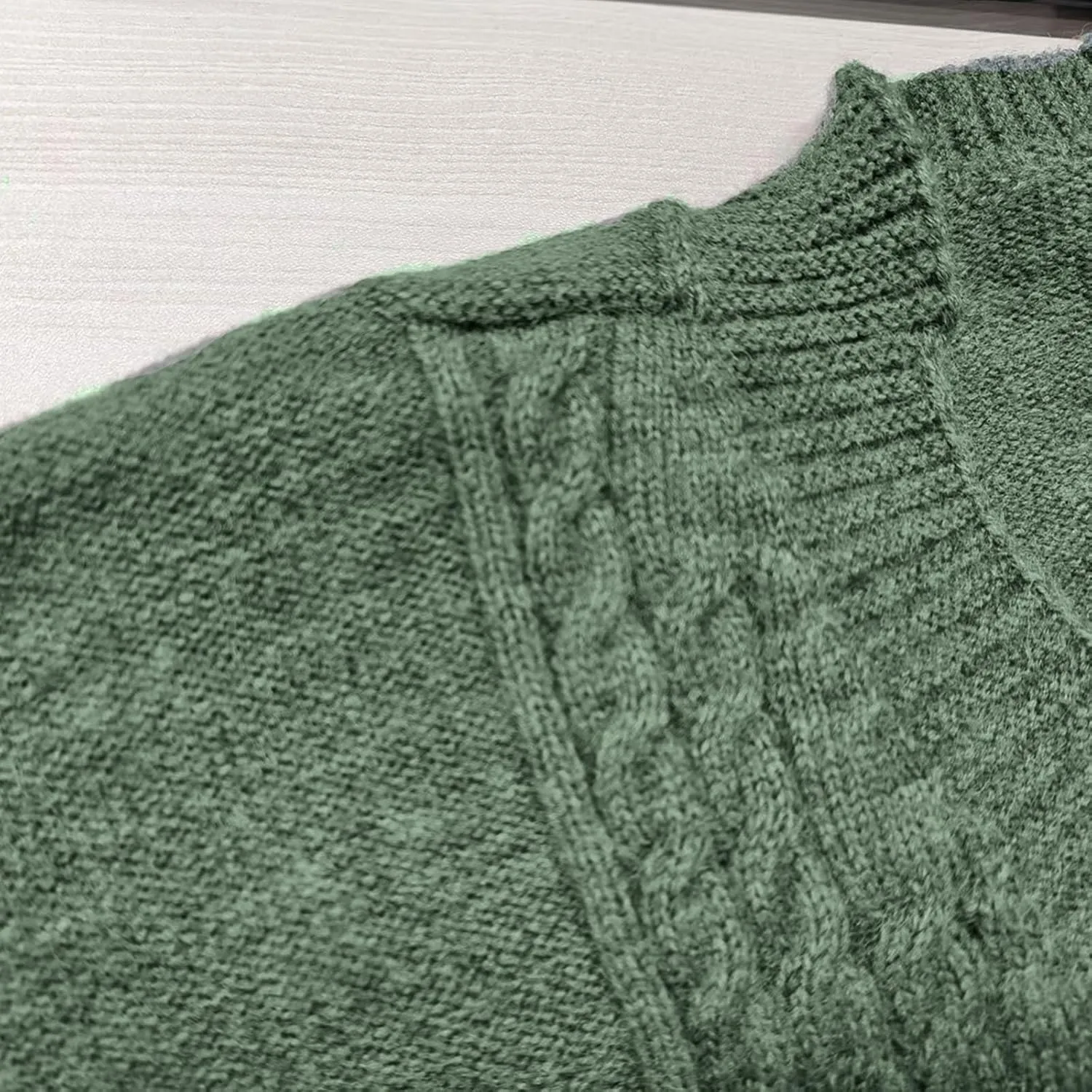 Cardigan Sweater for Men Lightweight Open Front Cardigan Button Down Cardigan Sweater Patchwork Long Sleeve Sweater