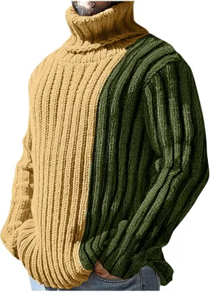 Cardigan Sweater for Men Lightweight Open Front Cardigan Button Down Cardigan Sweater Patchwork Long Sleeve Sweater