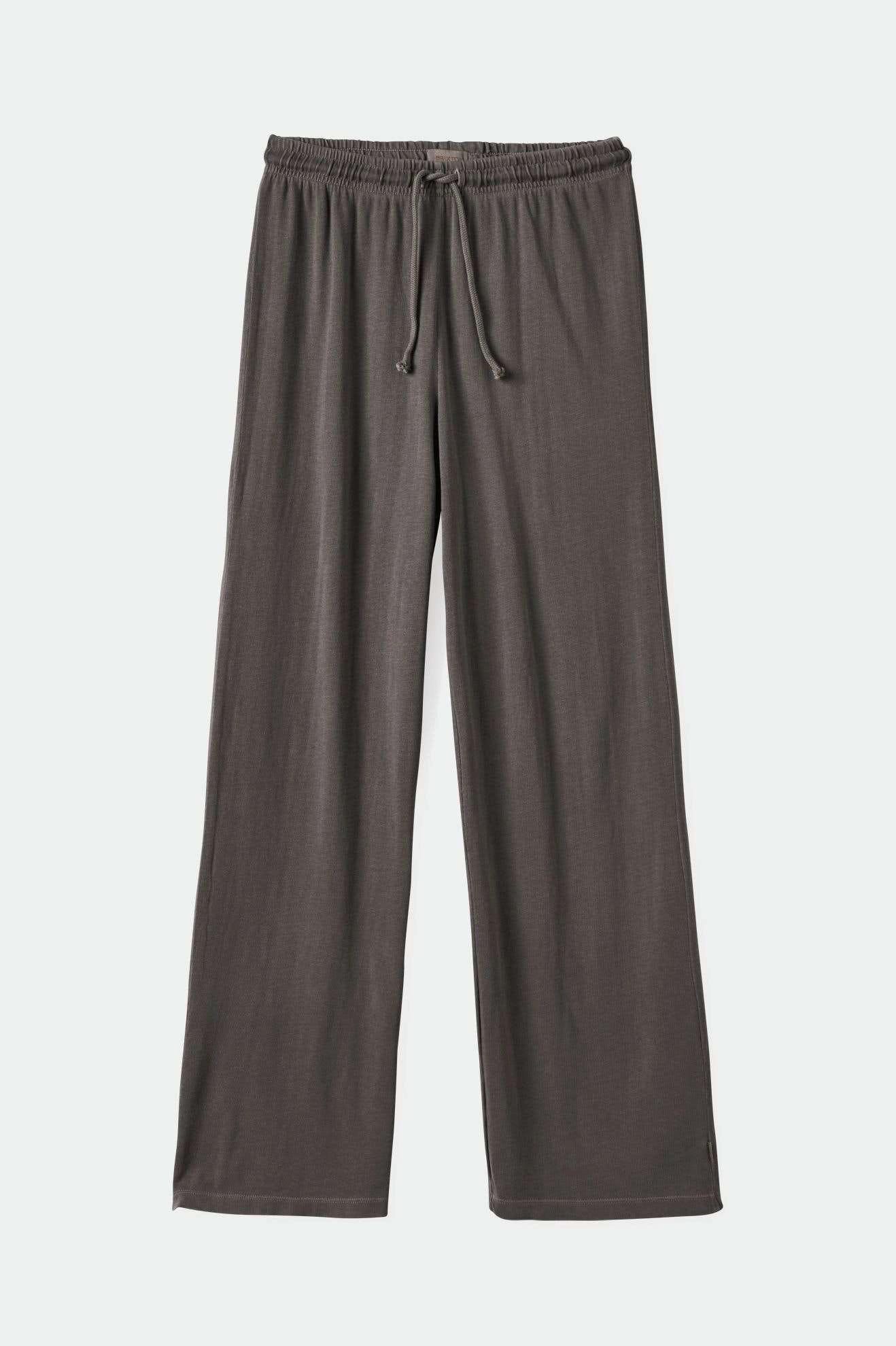 Carefree Organic Garment Dye Lounge Pant - Washed Black Quick Layering Performance Support